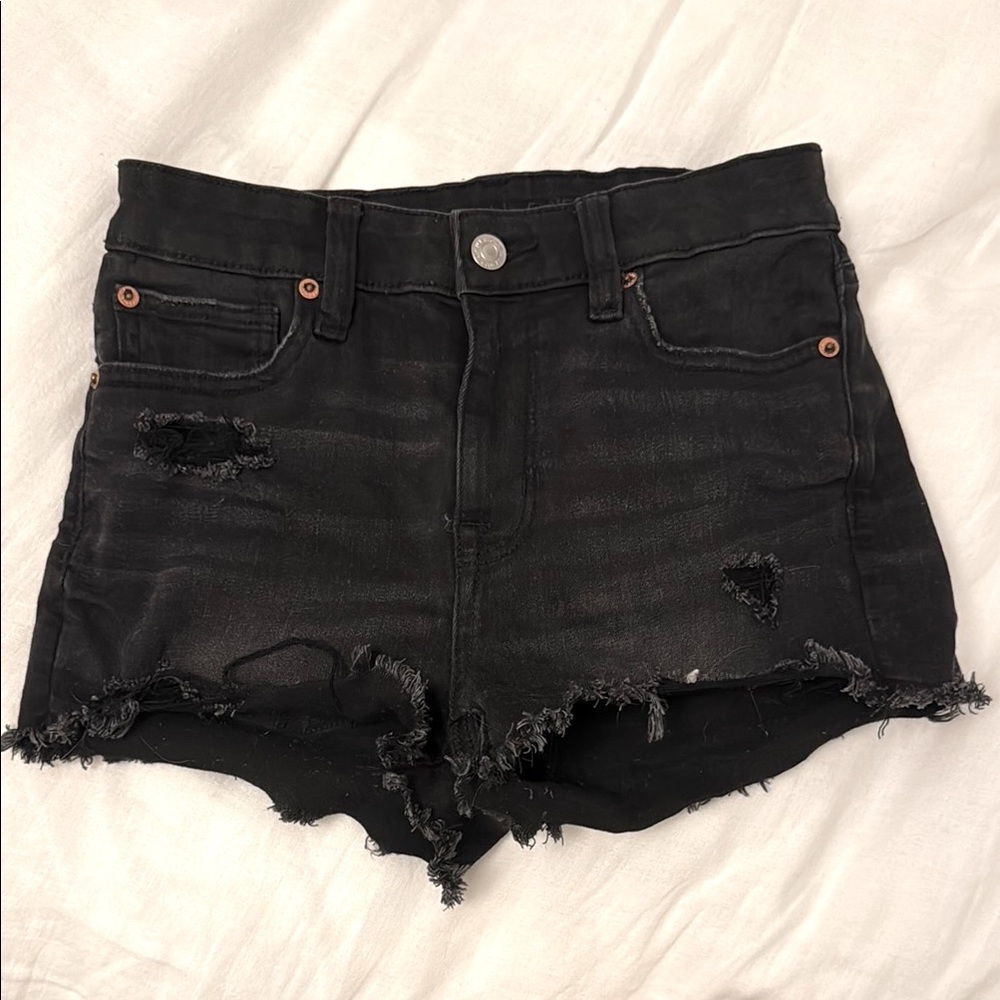 American Eagle Outfitters Black  Jean Shorts